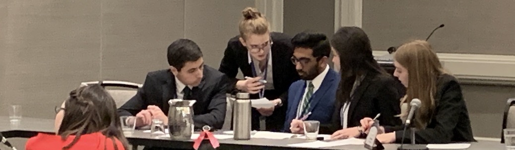 UAB Ethics Bowl team in 2019